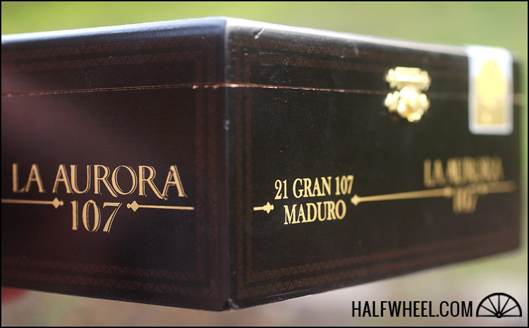 La Aurora 107 Maduro Gran 107  2011 Box 2
