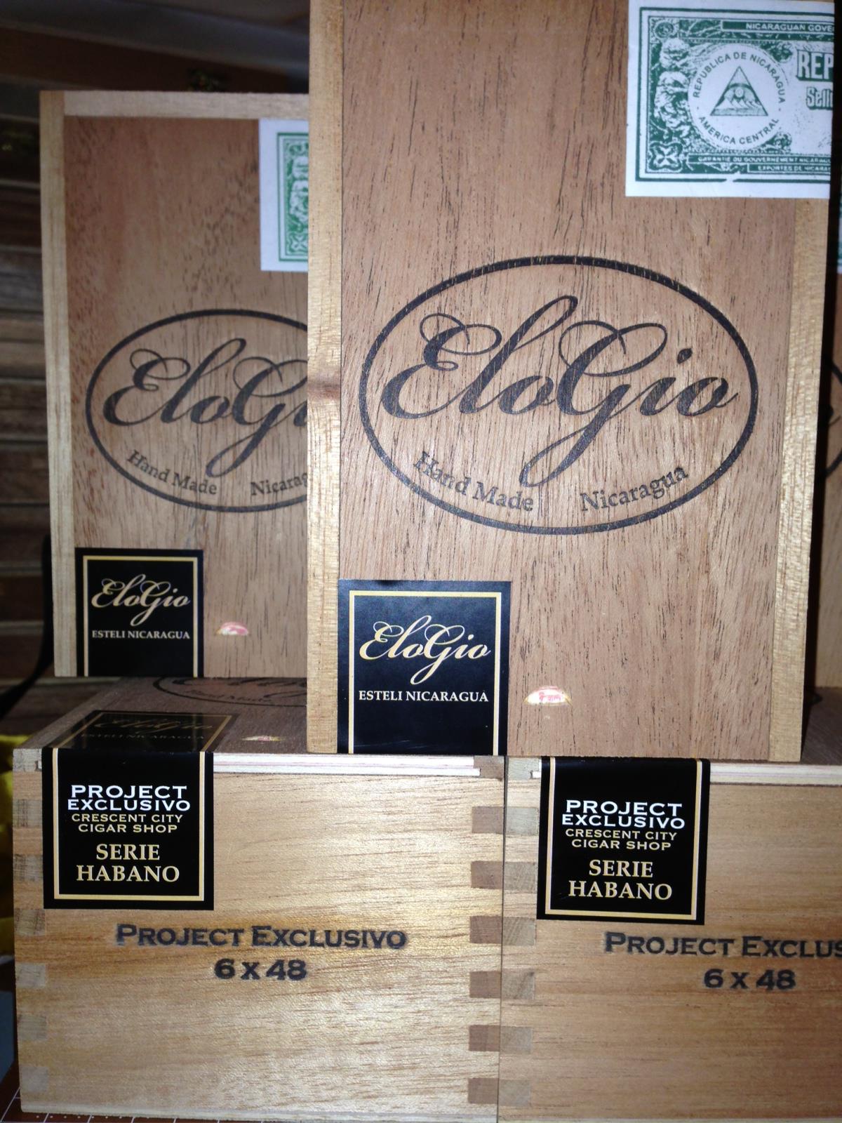 Elogio Cigars - Crescent City exclusive - boxes - Jan 2013