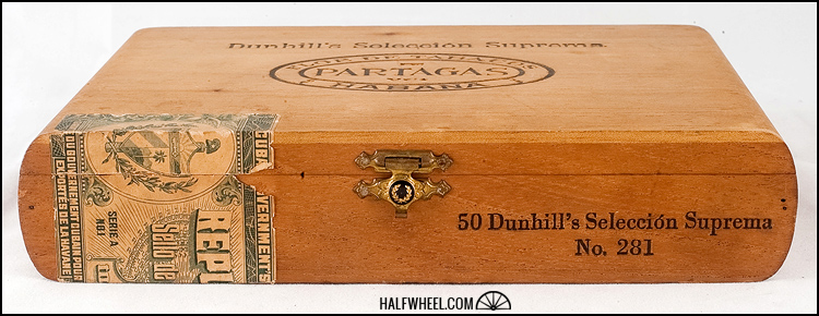 Partagas Dunhill Seleccion Suprema No 281 Box 2