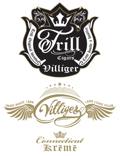 Villiger Trill and Kreme logos