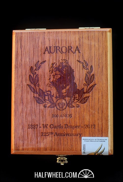 La Aurora 100 Años W Curtis Draper 125th Robusto Box 1