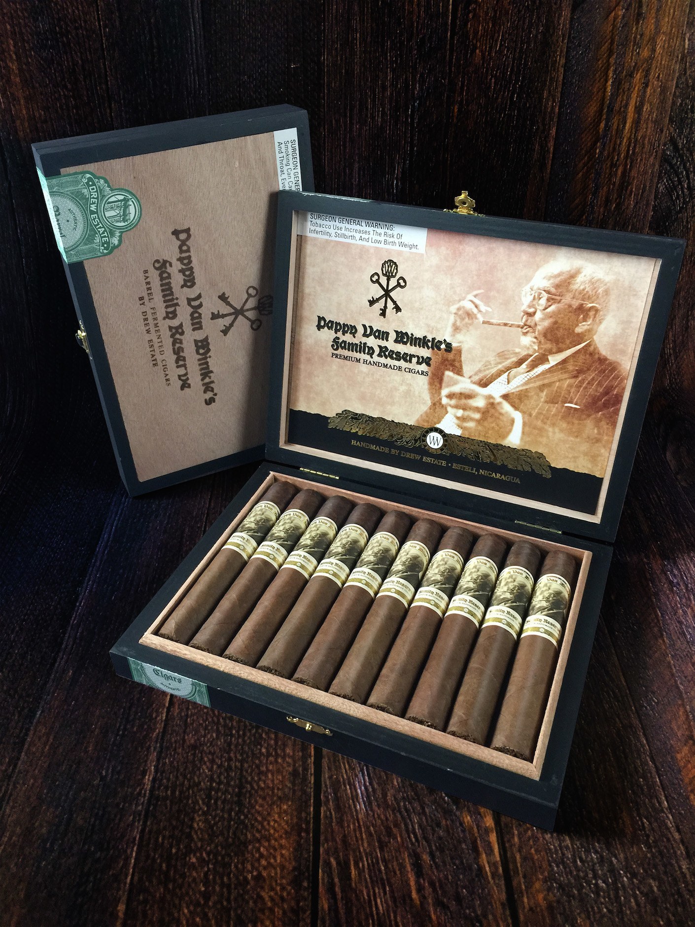 Pappy Van Winkle Barrel Fermented Cigars