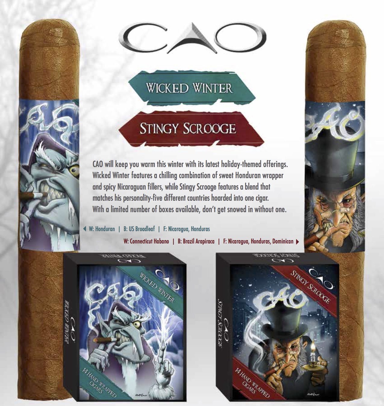 CAO Stingy Scrooge & Wicked Winter