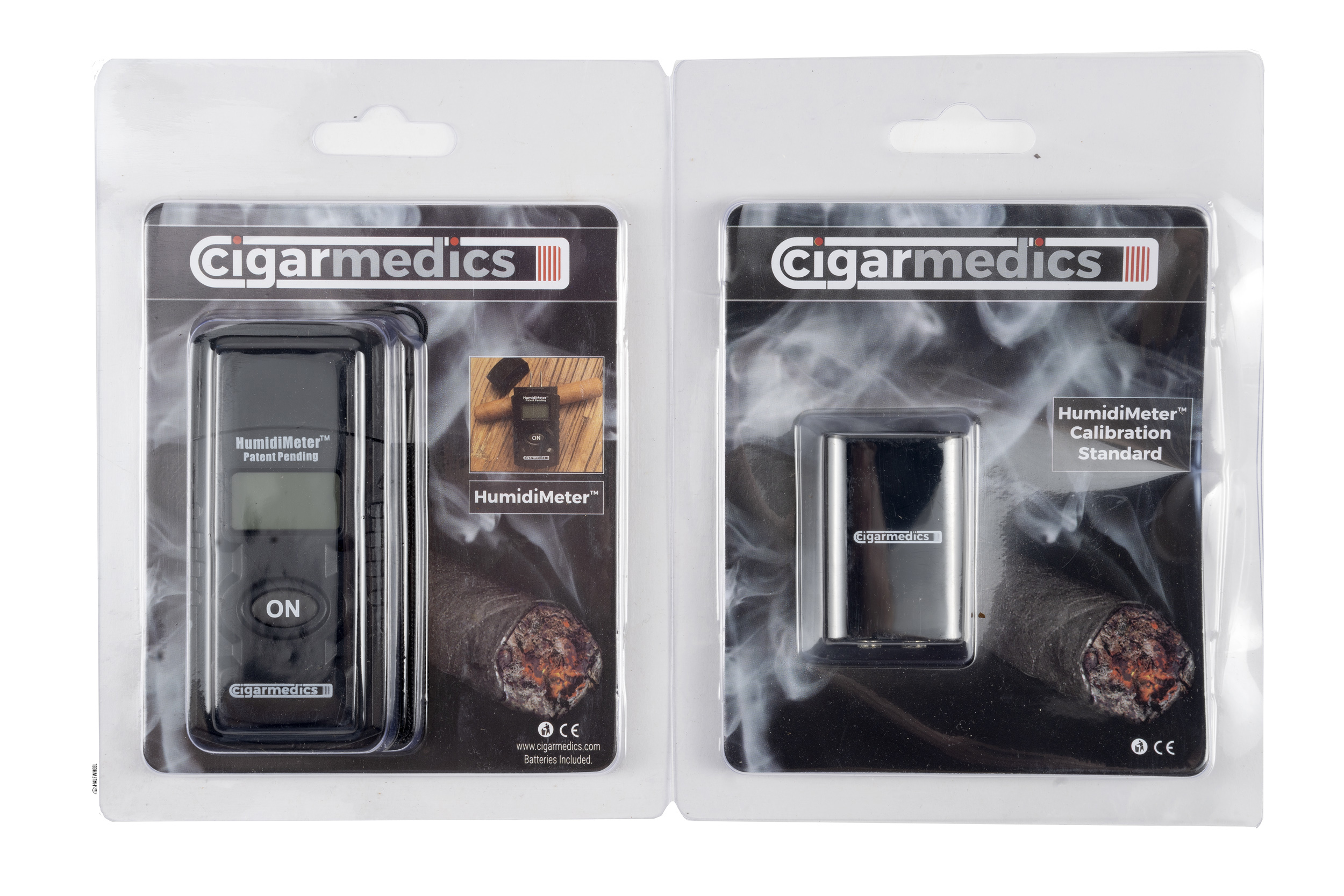 HumidiMeter Cigar Humidity Tester/Meter/Gauge Accessory Bundled with Case  and Calibration Standard