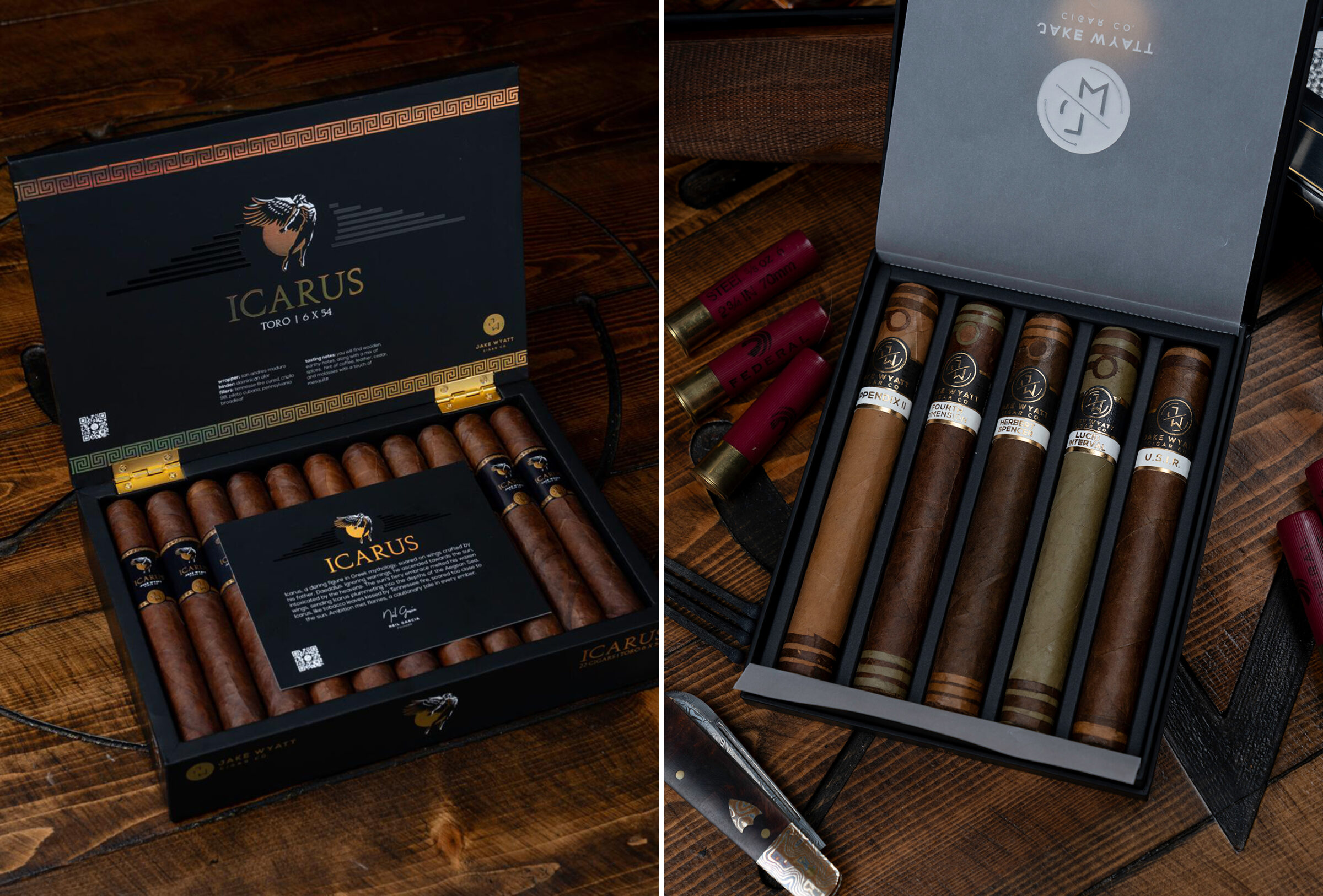 Jake Wyatt Cigar Co. Releasing New Sizes of Icarus, Adds Corona Gorda Sampler to Gourmet Collection